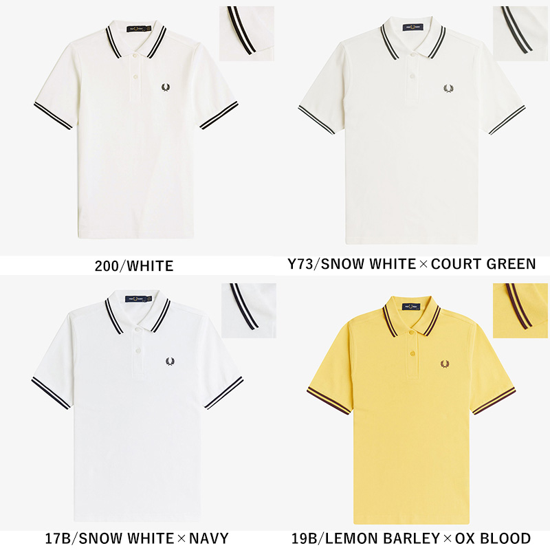 FRED PERRY（フレッドペリー） 2026春夏新作 ポロシャツ 半袖 ツイン