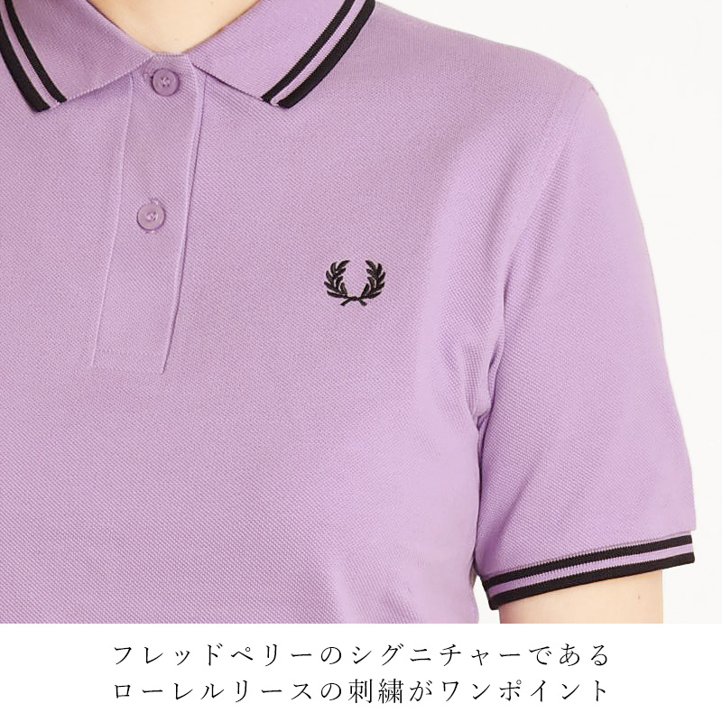 FRED PERRY（フレッドペリー） 2026春夏新作 ポロシャツ 半袖 ツイン