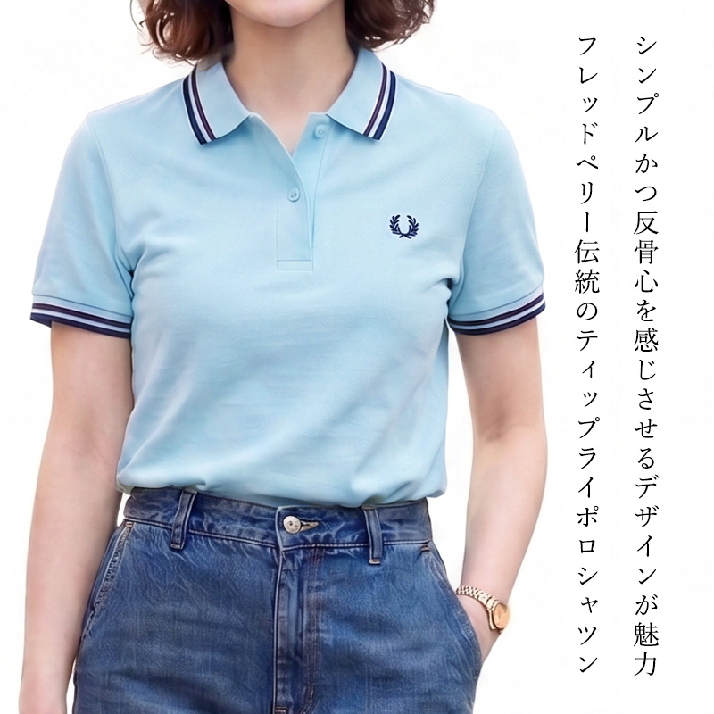 FRED PERRY（フレッドペリー） 2026春夏新作 ポロシャツ 半袖 ツイン