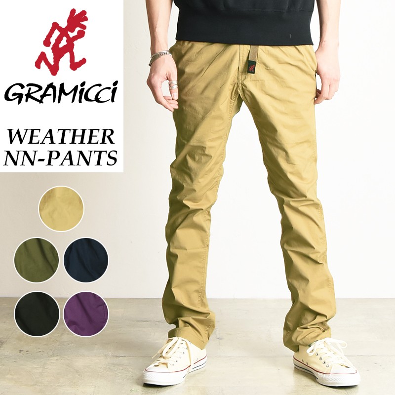 SALEセール30％OFF 国内正規取扱店 グラミチ GRAMICCI WEATHER NN-PANTS ウェザーNNパンツ ニューナローパンツ  クライミングパンツ メンズ GMP-19S024