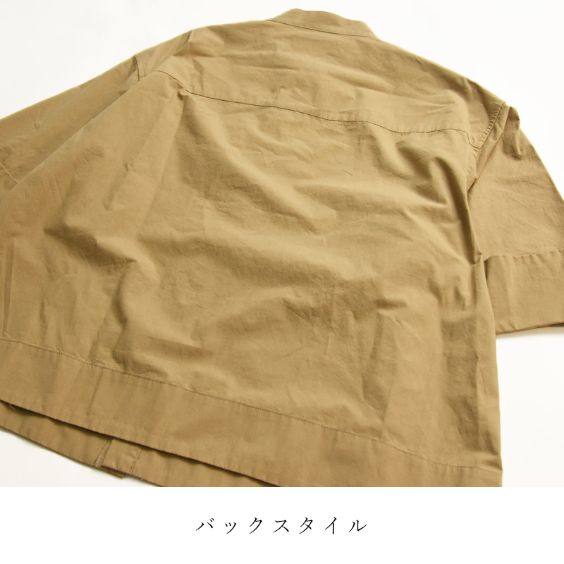 GYMPHLEX（ジムフレックス） 2026春夏新作 スタンドカラーシャツ 半袖
