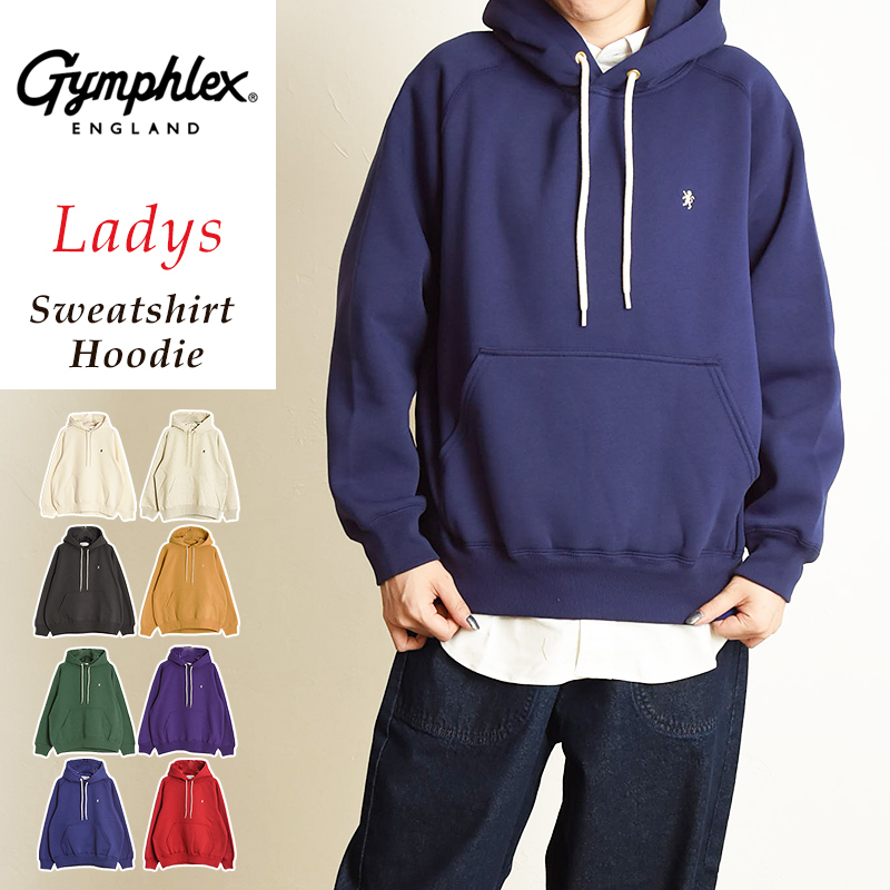 ジムフレックス Gymphlex スウェットパーカー プルオーバー レディース T/Cフリーシー  スウィングスリーブ パーカー フーディー GY-C0293TCF