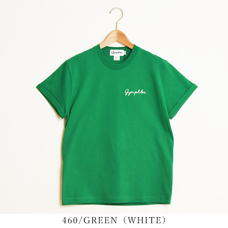 2025春夏新色 送料無料（ゆうパケット）Gymphlex ジムフレックス 折り返し袖 刺繍 ロゴ 半袖 Tシャツ メンズ 無地 ロールアップ カットソー 人気 GY-C0446COM | GYMPHLEX | 13