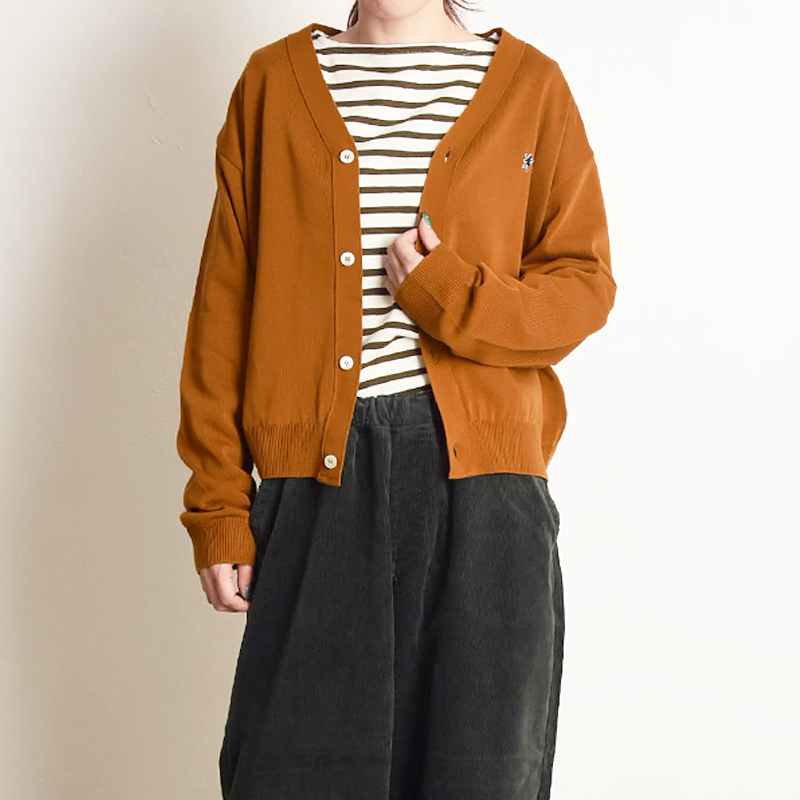 GYMPHLEX（ジムフレックス） 長袖 ニットカーディガン Vネック