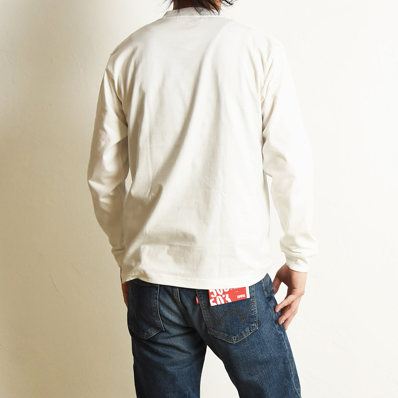Hanesヘインズ ビーフィー 長袖Tシャツ BEEFY-T 長袖 パックT