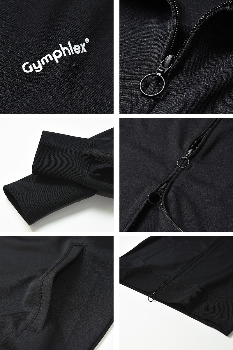 GYMPHLEX ジムフレックス Gymphlex 立衿 ジップジャケット