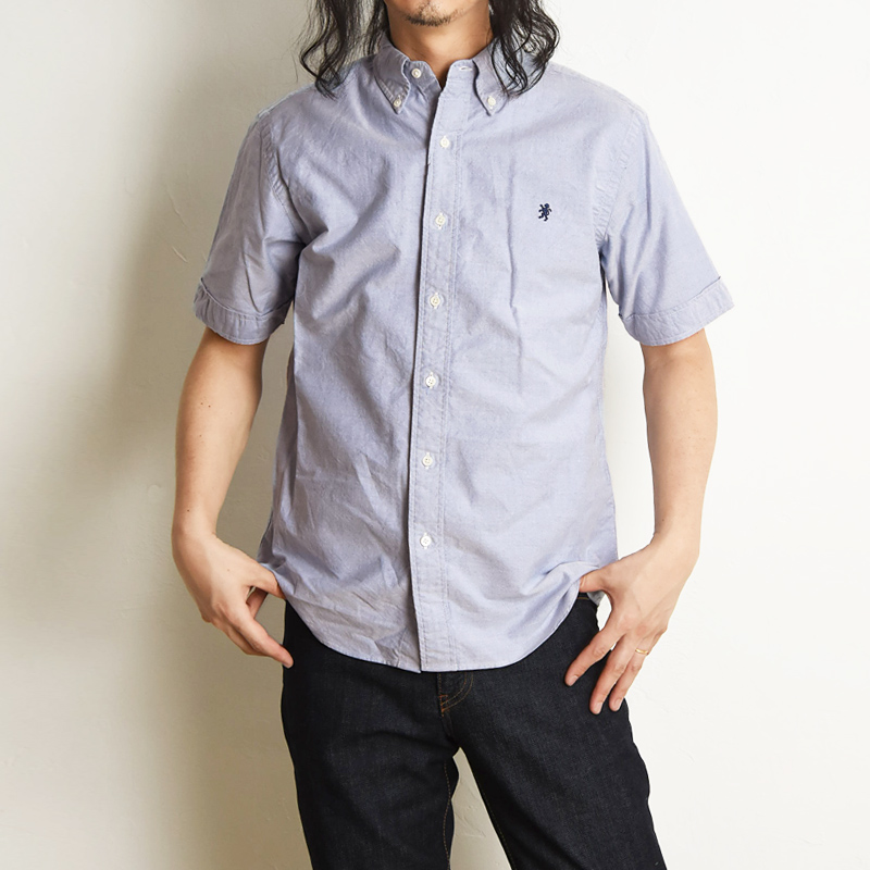 ジムフレックス Gymphlex ボタンダウンコットンシャツ GYMPHLEX Gymphlex ジムフレックス コットンオックスフォード