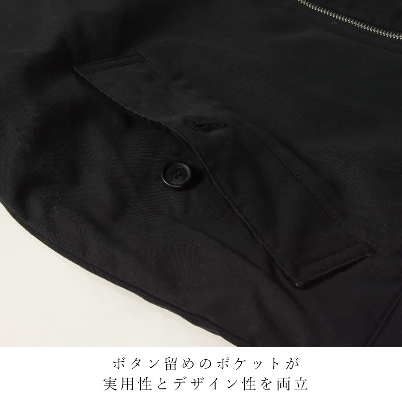2026秋冬新作 フレッドペリー FRED PERRY コットン カバンジャケット Cotton Caban Jacket J8535-184 メンズ アウター ブルゾン 中綿 ブラック 正規取扱店 | FRED PERRY | 09