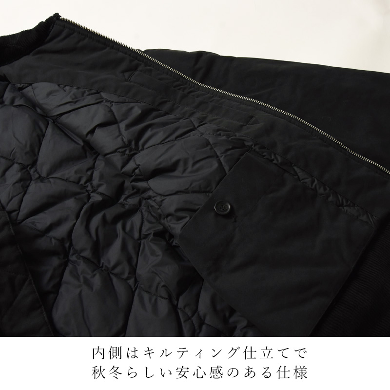 2026秋冬新作 フレッドペリー FRED PERRY コットン カバンジャケット Cotton Caban Jacket J8535-184 メンズ アウター ブルゾン 中綿 ブラック 正規取扱店 | FRED PERRY | 11