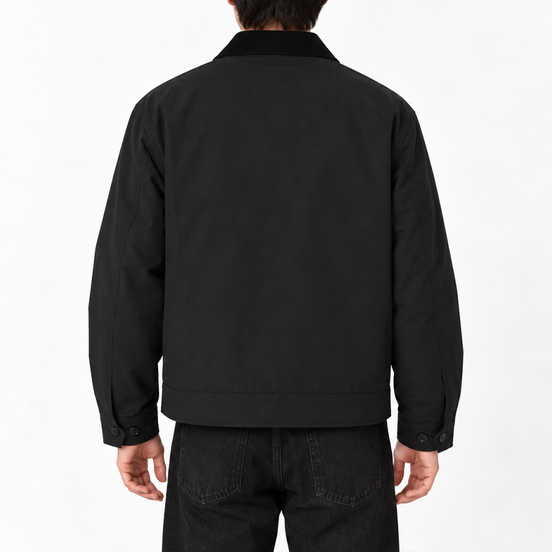2026秋冬新作 フレッドペリー FRED PERRY コットン カバンジャケット Cotton Caban Jacket J8535-184 メンズ アウター ブルゾン 中綿 ブラック 正規取扱店 | FRED PERRY | 05