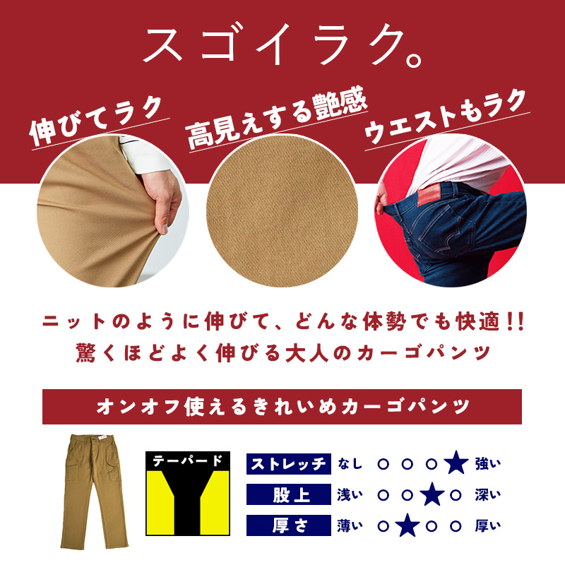 EDWIN エドウィン ジャージーズ チノパンツ カーゴパンツ