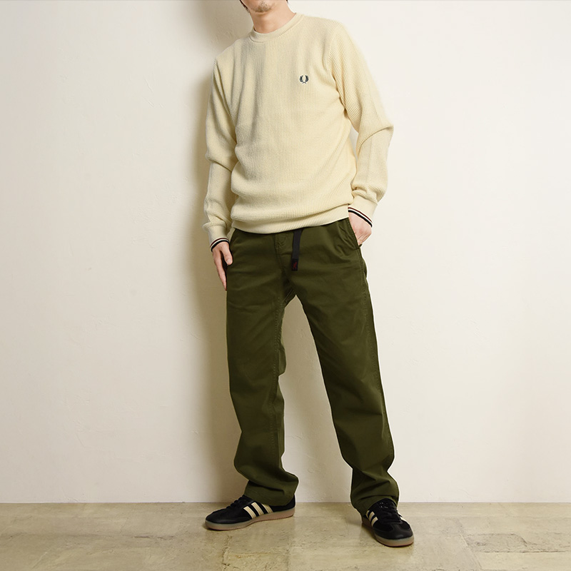 FRED PERRY フレッドペリー K6507 ワッフルステッチジャンパー メンズ クルーネック ニット 長袖 2026秋冬新色 |  | 11
