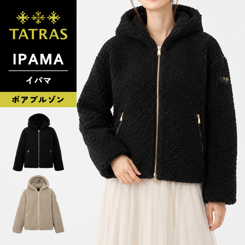 TATRAS(タトラス) TATRAS IPAMA イパマ レディース ボアブルゾン TATRAS(タトラス) TATRAS IPAMA イパマ レディース ボアブルゾン
