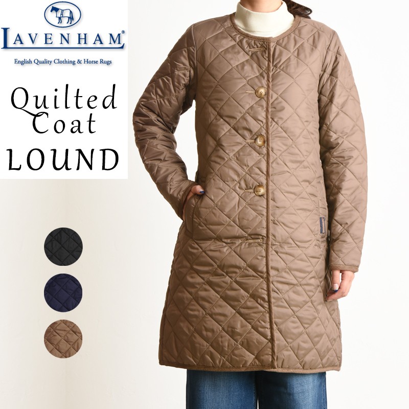 正規取扱店 ラベンハム LAVENHAM ラウンド LOUND ノーカラー