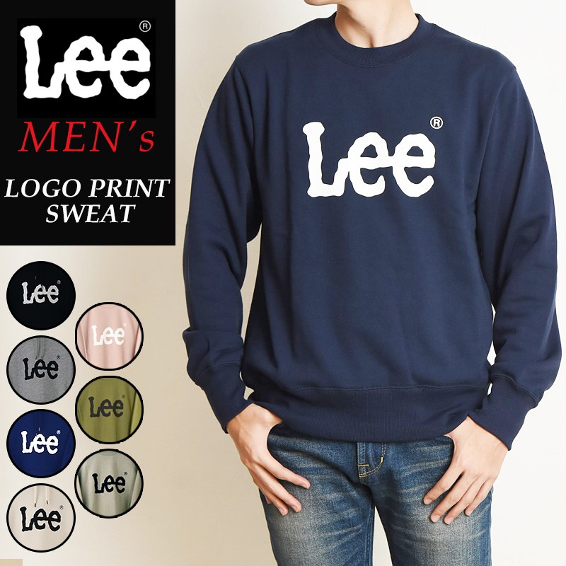 Lee（リー） セール20％OFF Lee ロゴ プリント スウェット 長袖