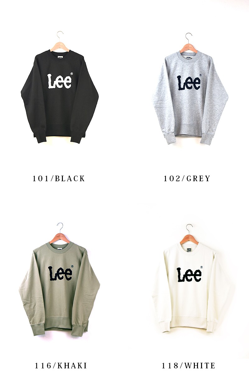 Lee セール20％OFF リー ロゴ プリント スウェット 長袖