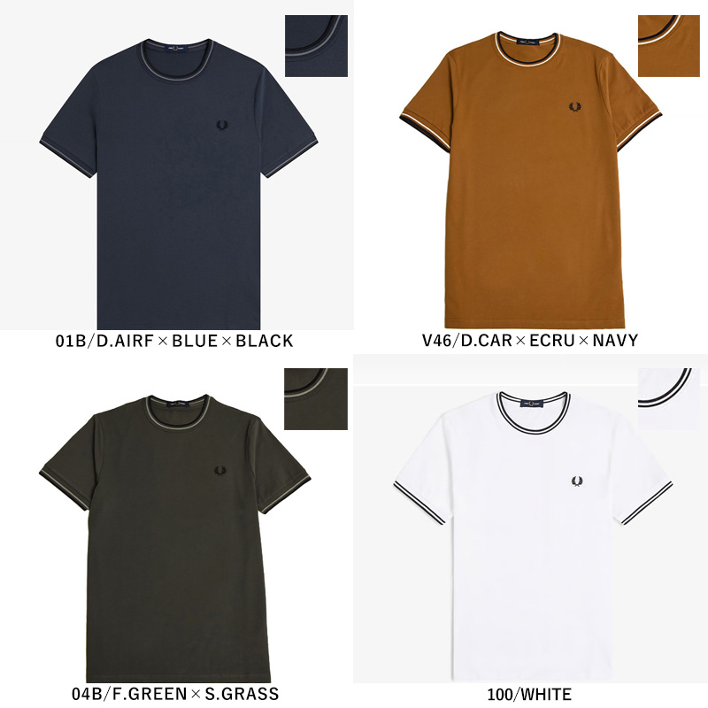 FRED PERRY（フレッドペリー） FRED PERRY Tシャツ 半袖 ツイン
