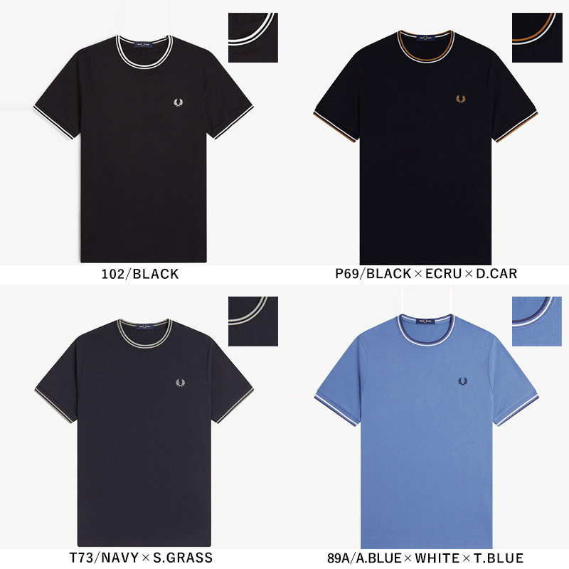 FRED PERRY（フレッドペリー） FRED PERRY Tシャツ 半袖 ツイン