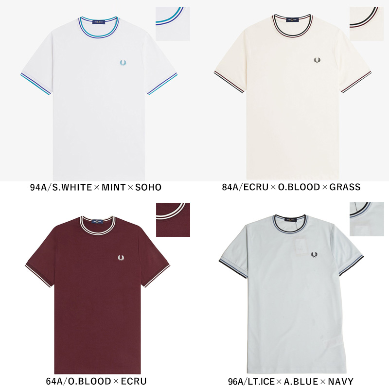 FRED PERRY（フレッドペリー） FRED PERRY Tシャツ 半袖 ツイン