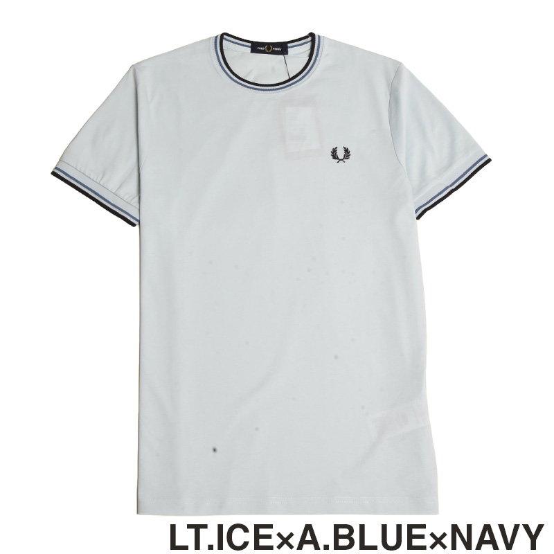 �yFRED PERRY/�t���b�h�y���[�z�����Y Twin Tipped T-Shirt(�e�B�b�v���C��T�V���c)�EM1588V