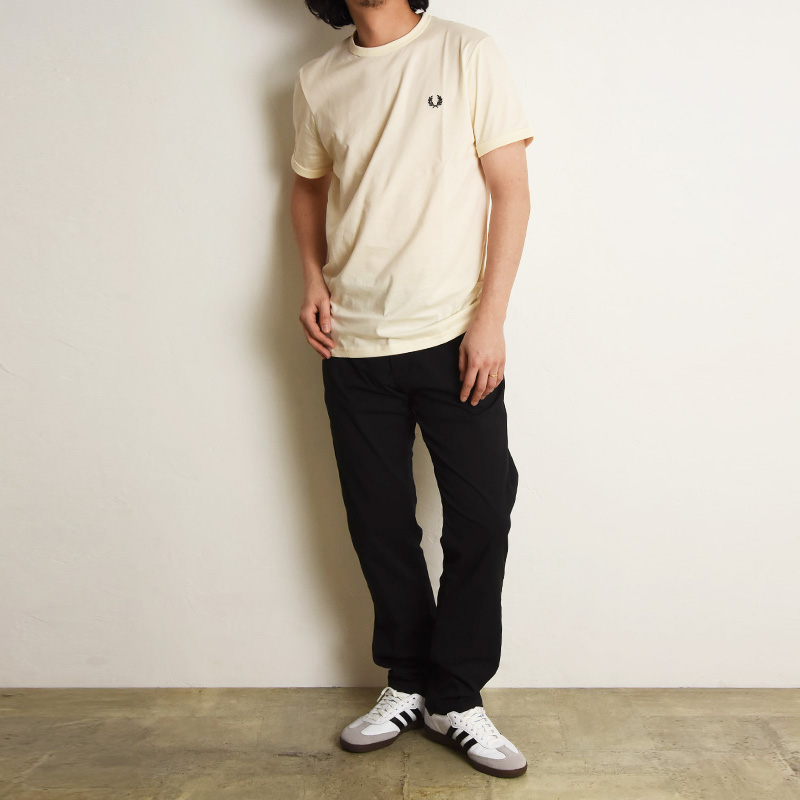 FRED PERRY 2025春夏新作 フレッドペリー クルーネック 半袖 T