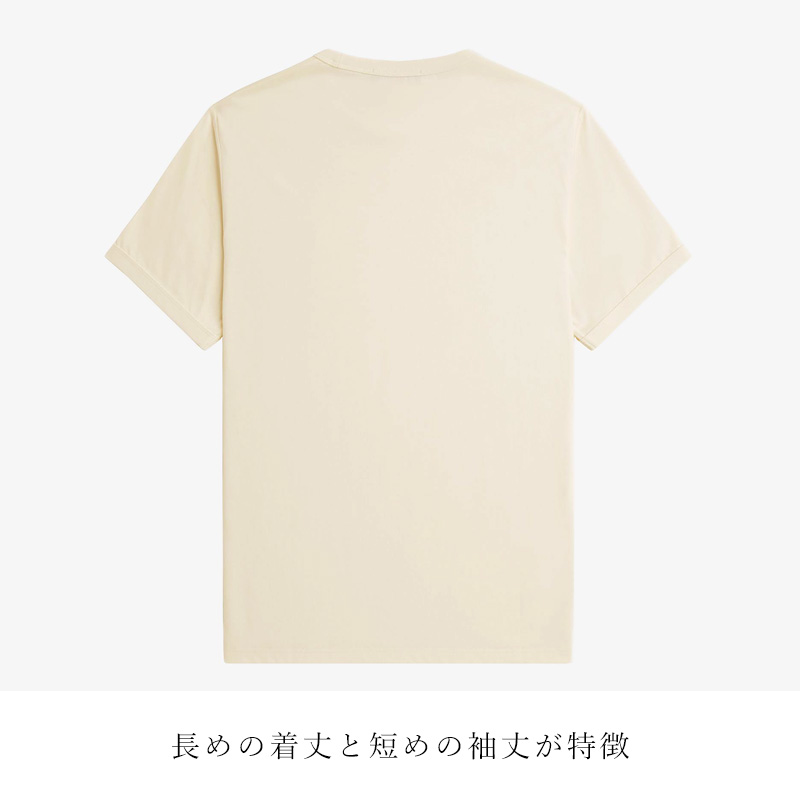 FRED PERRY 2025春夏新作 フレッドペリー クルーネック 半袖 T