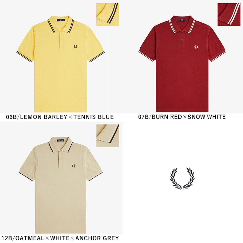 FRED PERRY（フレッドペリー） 2026春夏新作 ポロシャツ 半袖 M3600
