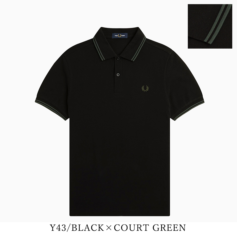 FRED PERRY 半袖ポロシャツ 鹿の子ポロ M12 157 (38) FRED PERRY（フレッドペリー） 2026春夏新作 ポロシャツ 半袖 ツイン
