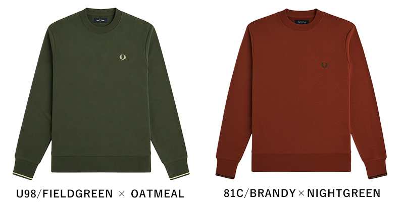 FRED PERRY フレッドペリー M7535 クルーネックスウェット メンズ トレーナー ローレル刺繍 ティップライン 長袖 2026秋冬新作 |  | 20