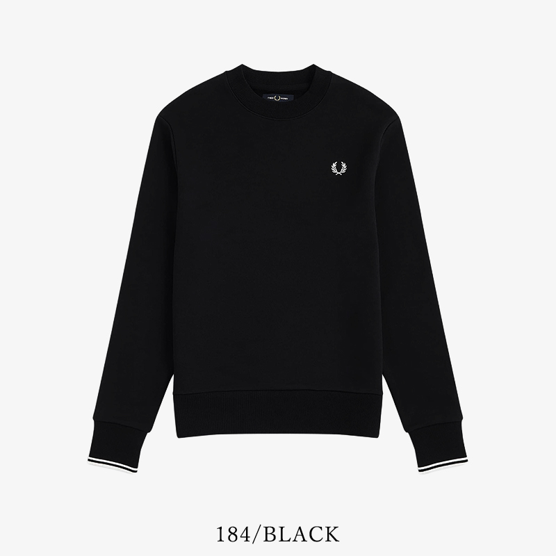 FRED PERRY フレッドペリー M7535 クルーネックスウェット メンズ トレーナー ローレル刺繍 ティップライン 長袖 2026秋冬新作 |  | 01
