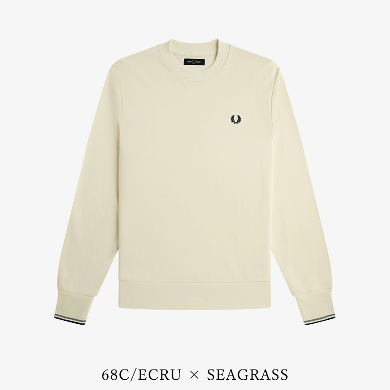 FRED PERRY フレッドペリー M7535 クルーネックスウェット メンズ トレーナー ローレル刺繍 ティップライン 長袖 2026秋冬新作 |  | 02