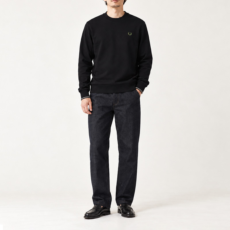 FRED PERRY フレッドペリー M7535 クルーネックスウェット メンズ トレーナー ローレル刺繍 ティップライン 長袖 2026秋冬新作 |  | 13