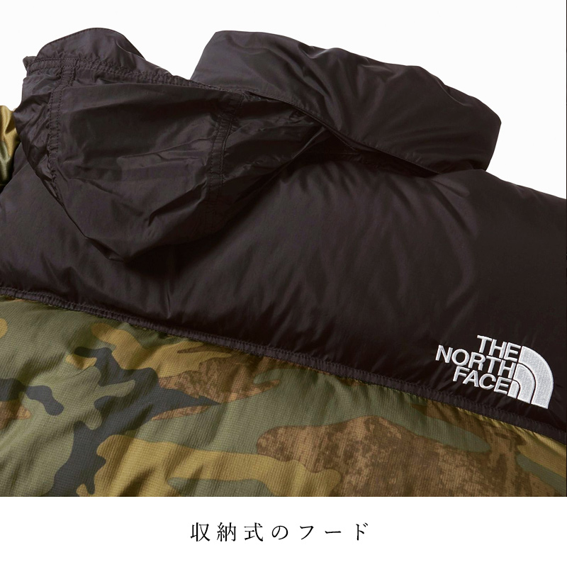 ノースフェイス★カモ★ヌプシ★ノベルティ★メンズS★ THE NORTH FACE ザ・ノース・フェイス ノースフェイス