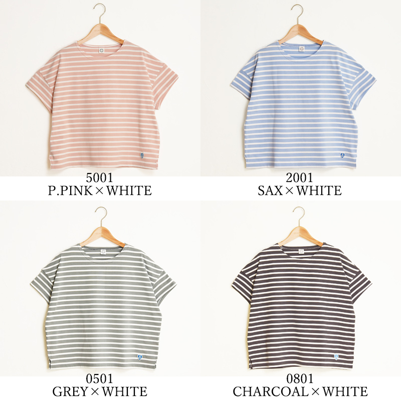 オーシバル オーチバル Orcival フレンチ ボートネック 半袖Tシャツ レディース コットン Tシャツ ボーダー OR-C0335BFJ ORCIVAL オーシバル オーチバル Orcival フレンチ ボートネック