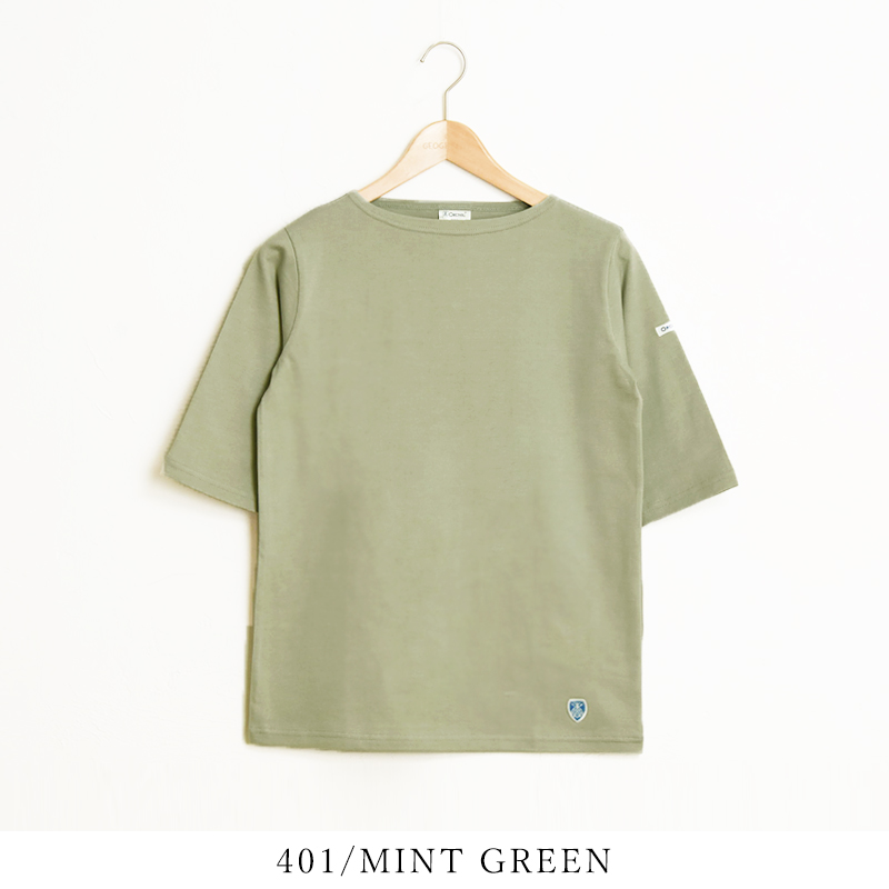 セール】ORGANIC SWEAT HALF ZIP SHIRTS:オーガニックコットン