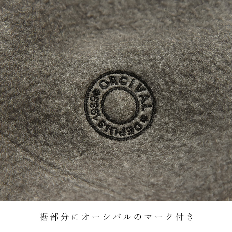 秋冬新作 オーシバル オーチバル ORCIVAL フリース クルーネック