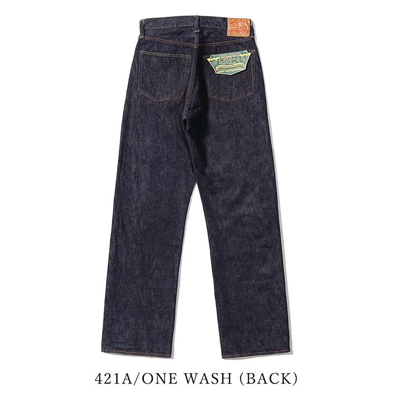 SUGAR CANE シュガーケーン 2025モデル ワイド デニムパンツ 13oz. DENIM WAIST OVERALLS 2025 MODEL ヴィンテージ 日本製 SC42025 | SUGAR CANE | 16