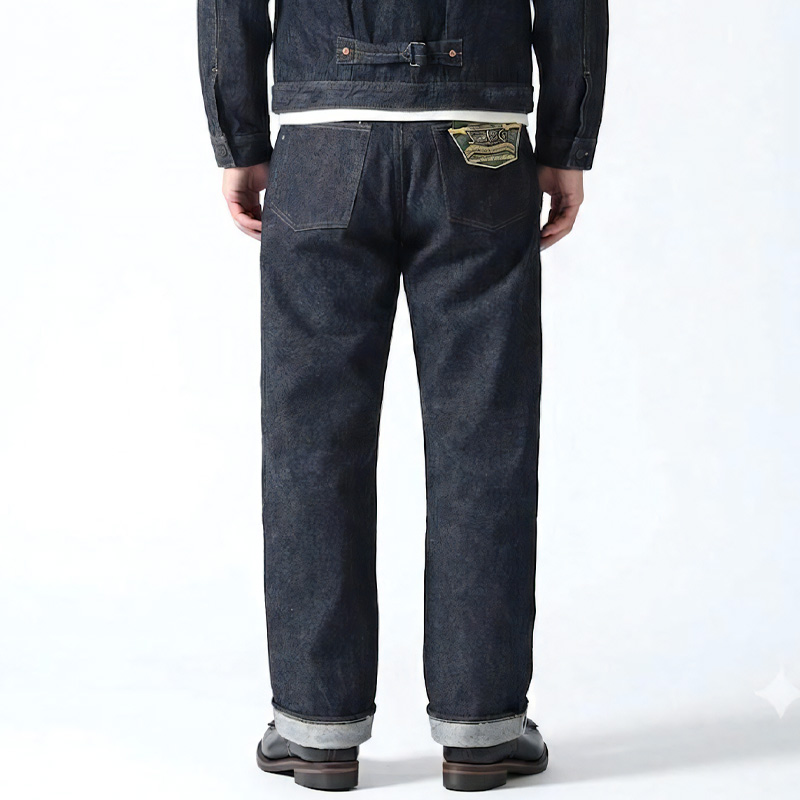 SUGAR CANE シュガーケーン 2025モデル ワイド デニムパンツ 13oz. DENIM WAIST OVERALLS 2025 MODEL ヴィンテージ 日本製 SC42025 | SUGAR CANE | 04