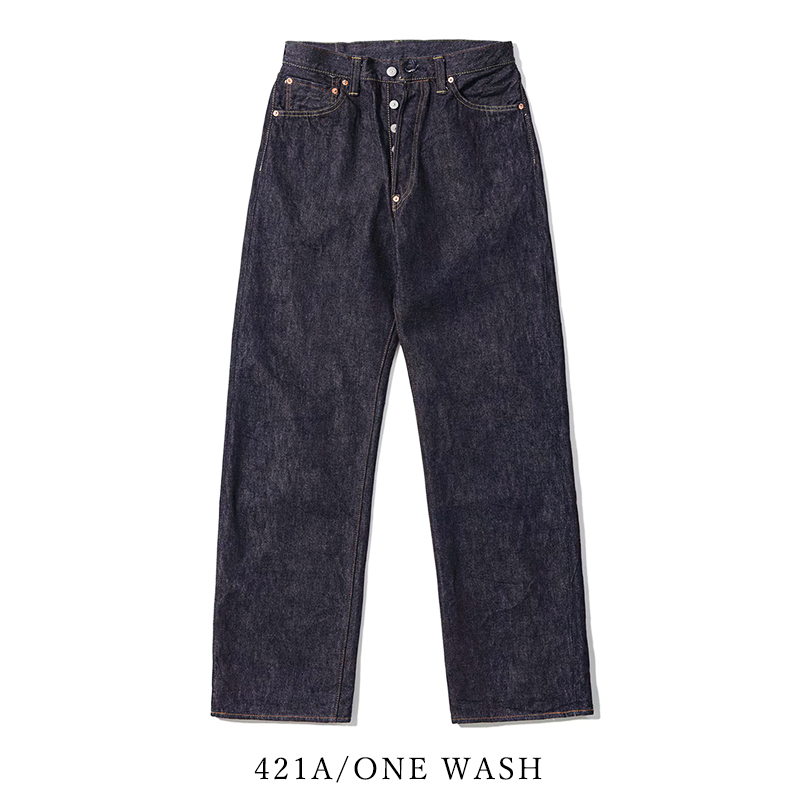 SUGAR CANE シュガーケーン 2025モデル ワイド デニムパンツ 13oz. DENIM WAIST OVERALLS 2025 MODEL ヴィンテージ 日本製 SC42025 | SUGAR CANE | 15