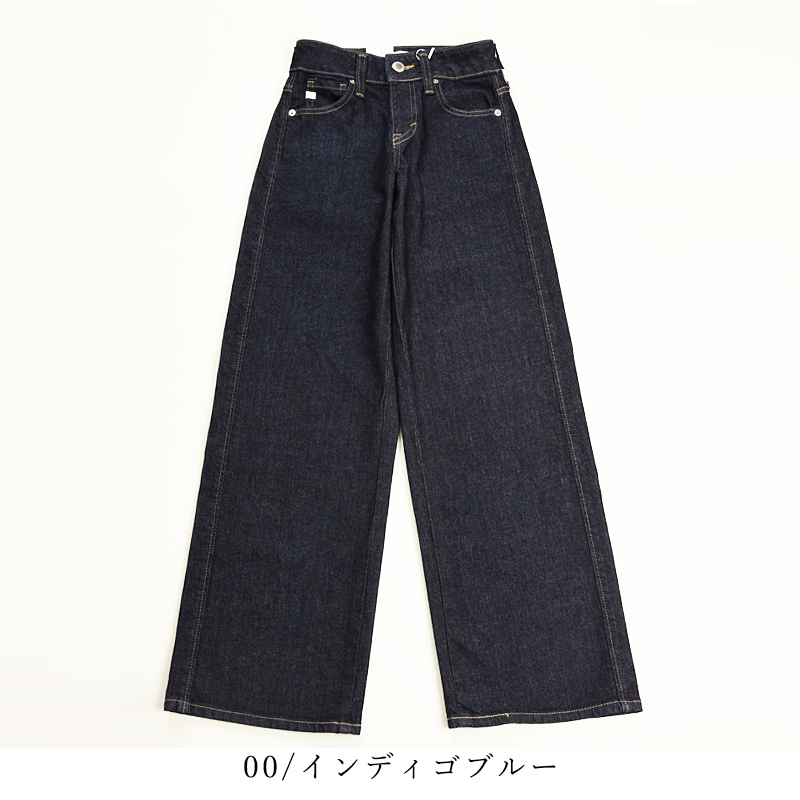 SOMETHING（サムシング） LISA リサ セミワイド デニムパンツ ワイド