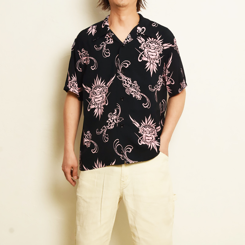 SUN SURF サンサーフ INCARNATION OF GOD アロハシャツ ハワイアン