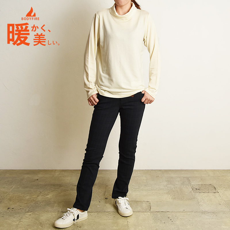 2024秋冬新作 セール／5%OFF サムシング SOMETHING ボディファイア タートルネックプルオーバー 暖か 長袖Tシャツ ロンT STW500 SOMETHING SALE セール サムシング BODY FIRE タートルネック