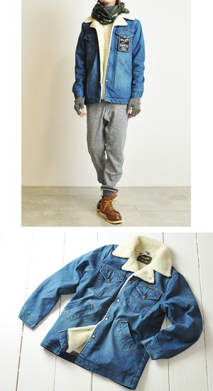 Wrangler（ラングラー） ボアデニムジャケット ランチコート WRANGE