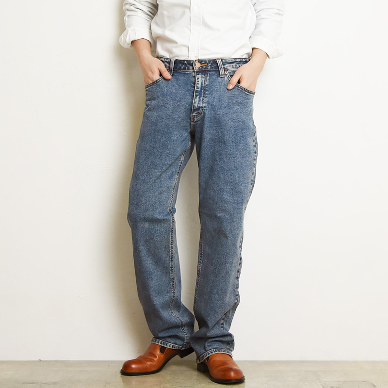 最新人気 Wrangler ラングラー ゆったりレギュラーストレート 股上深め パンツ