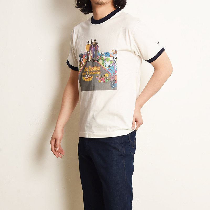 ビートルズ　The Beatles　Tシャツ Wrangler（ラングラー） ビートルズ コラボTシャツ THE BEATLES TEE