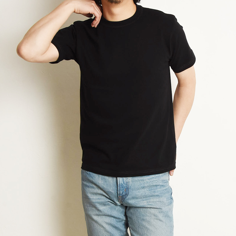新品⭐︎SEEALL ブラック 3wayTシャツ awasa (アワサ) 2パック クルーネックTシャツ awasa