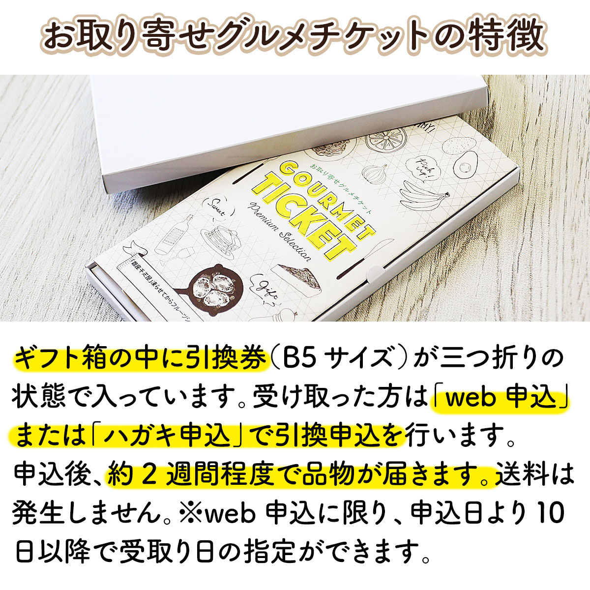 お取り寄せグルメチケット