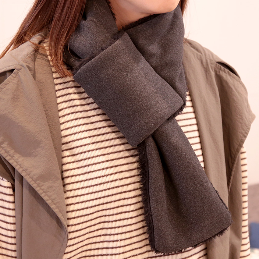 差し込み マフラー インサートマフラー ショートマフラー メンズ レディース it-43 |  | 02