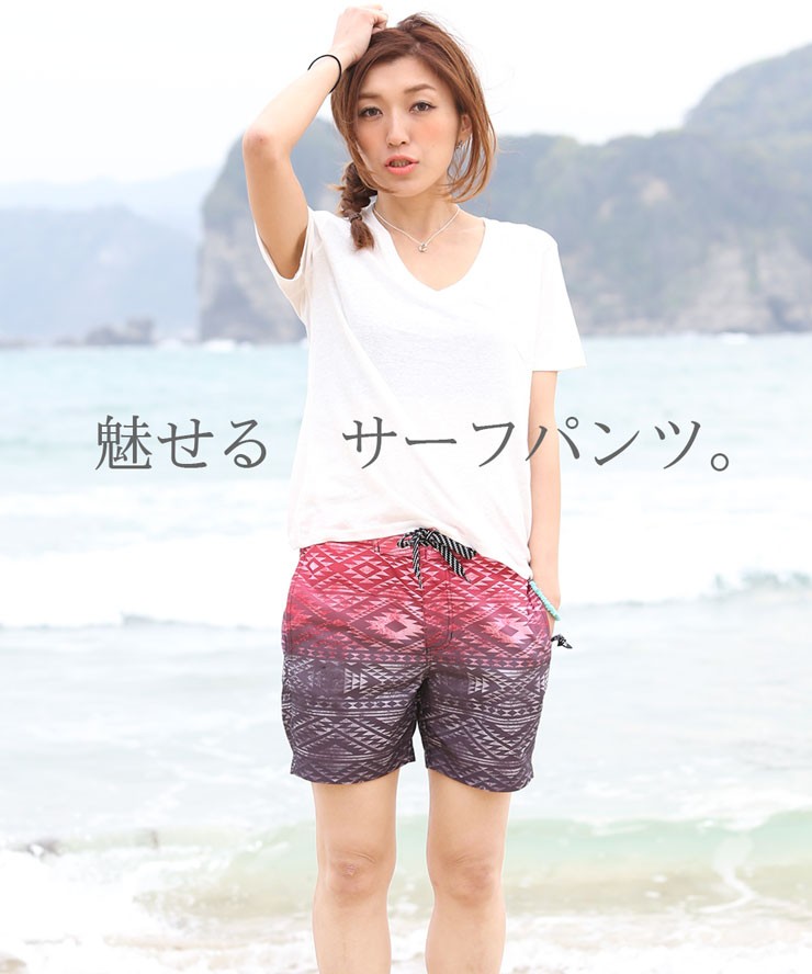水着　サーフパンツ　新作　ブラック