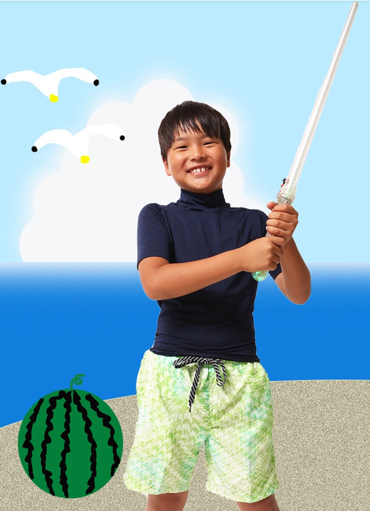 水着　サーフパンツ　キッズ　新作